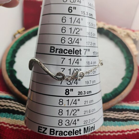 Large Statement Sterling Silver Baltic Amber Octopus Bracelet Huge Amber Slab - Picture 7 of 8